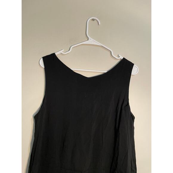 Sundance Black and‎ White Floral Embroidered Knee Length Sleevless Dress Size 10 - Picture 7 of 10